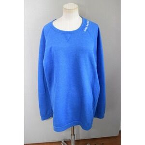 Marine Layer Sweatshirt XL Blue Unlike Anything Raglan Fleece Mens Pullover
